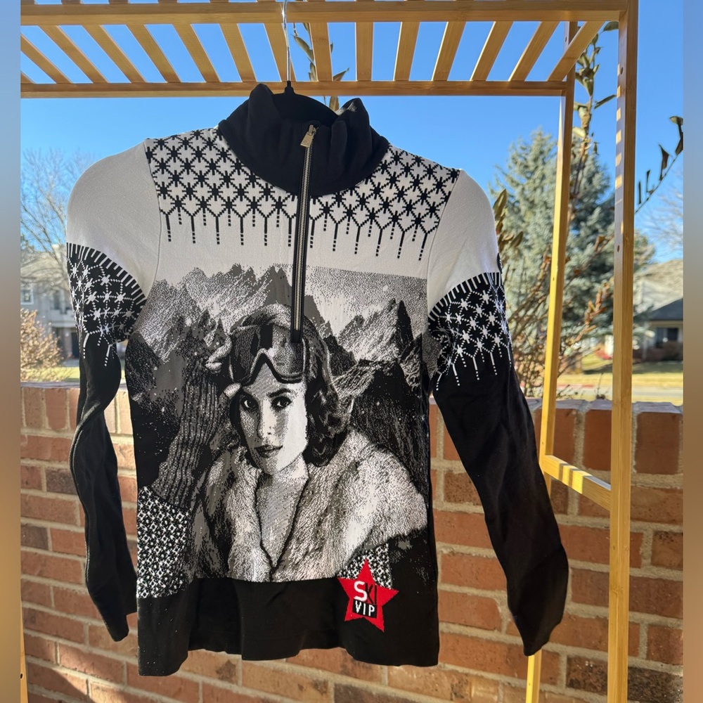 NEWLAND PARADISO HALF-ZIP SWEATER – MADE IN ITALY (XS)